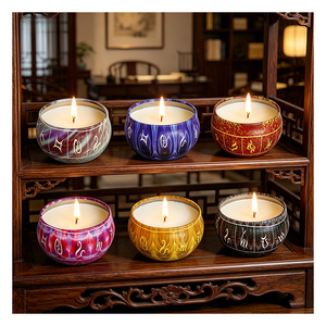 Pot à bougie argenté, coffret cadeau élégant, mélange aromatique, souvenir de cérémonie pour invités, présentation boutique, sélection de souvenirs - Product Image 5