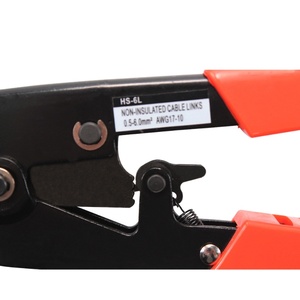 Tools Wire Crimper HS-6L 10 Awg Front Entry Industrial Grade High Carbon Steel Manual Ratchet <b>Pliers</b> - Product Image 3