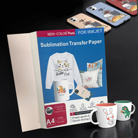 Papier photo MINI, papier de sublimation, séchage rapide, 100 g/m², film PET, impression DTF, impression numérique, transfert thermique pour vêtements, A4, A3, tasse