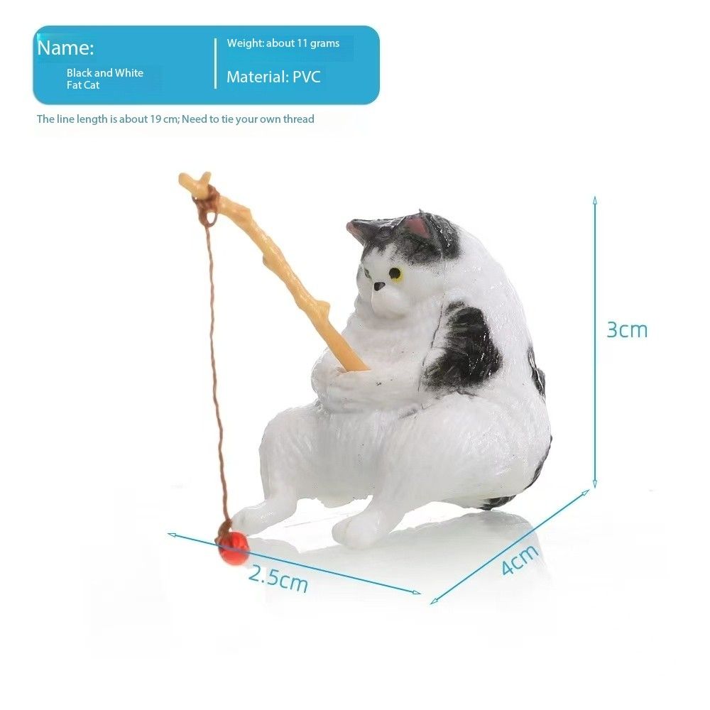 Gros chat noir + blanc