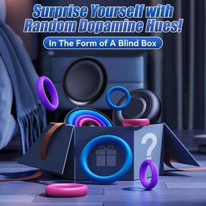 Lollipop Erkek Silikon Geciktirici Yaka Halkası, Uzun Süreli Sperm Kilidi ile Çeşitli Yetişkin Ürünleri Erkekler İçin Seks Oyuncakları - Product Image 5