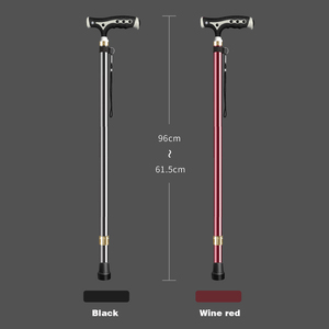Adjustable <strong>Walking</strong> <strong>Stick</strong> with Led Light Detachable Base Old <strong>Man</strong> Elderly <strong>Walking</strong> Cane - Product Image 6