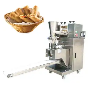 Machine automatique à boulettes à double tête machine à boulettes russe machine automatique à boulettes rondes UK samosa faisant la machine
