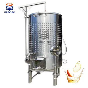 Cuve de fermentation en acier inoxydable de 7500 l avec couvercle flottant pour la fabrication de kombucha de vin de cidre