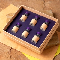 Boîte rigide personnalisée avec couvercle et base de couleur mixte pour flacons de peptides, 6 flacons, impression offset sur éponge