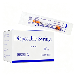 Seringues à insuline 1 ml, aiguilles à insuline 31G 8 mm, seringues U100 1cc avec aiguilles 31G 5/16 (8 mm) pour soins vétérinaires - Product Image 3
