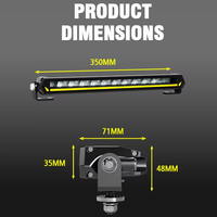 Nouvelle barre lumineuse LED 14 pouces 60W, homologuée ECE R10 R148 R149, étanche IP67, simple rangée, pour conduite tout-terrain, DRL, camion, SUV, VTT, UTV, 6500 lumens