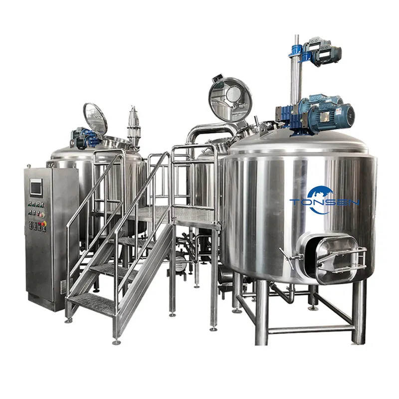 Micro cervecería, equipo de elaboración de cerveza, 50l, 100L, 200L, 300L, 500L, 1000L