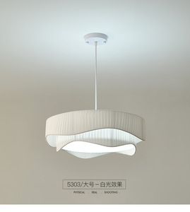 โคมไฟเพดานอะคริลิคไม้สไตล์โมเดิร์น IP44 แบบติดตั้งบนพื้นผิว LED 3500K แสงวอร์มไวท์ CRI 80 รับประกัน 3 ปี สำหรับห้องนั่งเล่น - Product Image 1