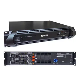 8000W Class D Amplifier with Solid Aluminum Heat Sink, Step Gain Control, and Limiter pxl380