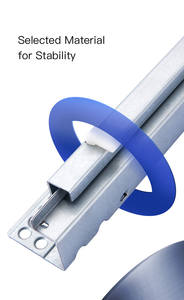 Autoidraulico telescopico Push-to-Open cassetto scorrevole 2 volte armadio da cucina ferramenta per mobili - Product Image 4