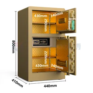 Coffres-forts à double porte, coffres-forts biométriques cachés à vendre