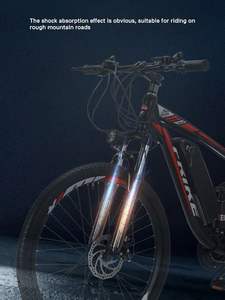 Personnalisation d'usine 27 pouces 36V batterie au lithium 250W 500W 21 vitesses <span class=keywords><strong>vtt</strong></span> <span class=keywords><strong>électrique</strong></span> suspension complète <span class=keywords><strong>VTT</strong></span> e vélo - Product Image 5