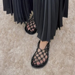 Sandalias Romanas Planas de Malla Tejida Hueca Novedad Verano 2026 para Mujer - Product Image 4