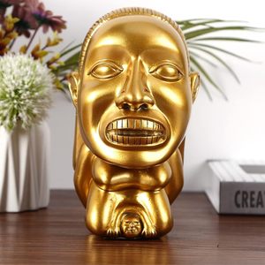Indiana Jones Golden Fertility Idol Statue Resin Replica Movie Prop Collectible Figurine - Product Image 6