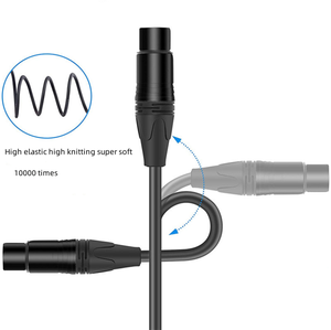 Custom 3 Pin <strong>XLR</strong> <strong>Cable</strong> Male to Female <strong>Cable</strong> for <strong>Microphone</strong> - Product Image 2