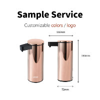 Distributeur automatique de savon liquide intelligent sans contact, de luxe, haut de gamme, étanche IPX5, OEM ODM, fabriqué par le fabricant d'origine