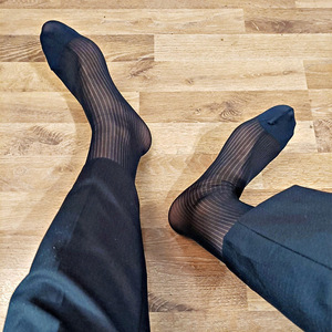 Fashion Mens <strong>Socks</strong> Formal Suit Dress Hose Sexy Sheer Man Stocking Gay Harajuku <strong>Fetish</strong> Men Gay Guy <strong>Sock</strong> Foot - Product Image 2