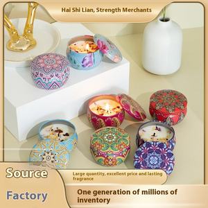 Vela <span class=keywords><strong>de</strong></span> aromaterapia <span class=keywords><strong>de</strong></span> flores secas en stock al por mayor, aroma afrutado para Navidad, fragancia <span class=keywords><strong>de</strong></span> coco sin humo con caja <span class=keywords><strong>de</strong></span> regalo hecha a mano - Product Image 2