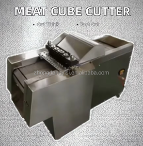เครื่องหั่นเนื้อขนาดเล็กได้รับการรับรองมาตรฐาน CE เครื่องหั่นไก่ เครื่องตัดเนื้อปลา เครื่องตัดเนื้อแช่แข็ง เครื่องหั่นเนื้อแบบเส้น สภาพใหม่ - Product Image 4