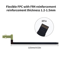 Kabel Fleksibel FPC Sensor Hall Filamen Asli Bamboo Lab, Suku Cadang Pengganti untuk Printer 3D Bambu Lab A1 / A1 Mini