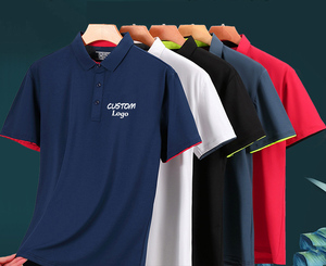 Venta al por mayor de Polos de <span class=keywords><strong>manga</strong></span> corta Ropa DE TRABAJO Camisetas personalizadas <span class=keywords><strong>para</strong></span> <span class=keywords><strong>hombres</strong></span> y mujeres Publicidad Camisa cultural Imprimir logo Bordado - Product Image 1