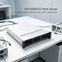 Server Rak 2U Prosesor Jumlah Inti Tinggi 12 Slot DDR5 Dukungan Ekspansi PCIe 5.0 GPU Server Rak Enterprise R3950 G7
