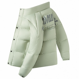 Doudoune en duvet d'oie blanc pour hommes et femmes, coupe ample, nouvelle collection 2025, légère et chaude pour l'hiver, élégante et très tendance - Product Image 2