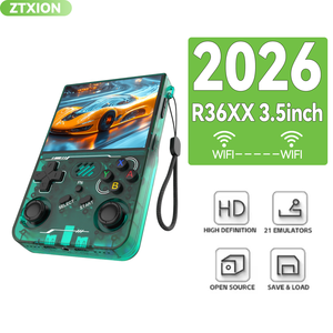 เครื่องเล่นเกมพกพาโอเพ่นซอร์สจากโรงงานโดยตรง รุ่น R36XX หน้าจอ IPS 3.5 นิ้ว ประสิทธิภาพการจำลองที่ทรงพลัง - Product Image 2