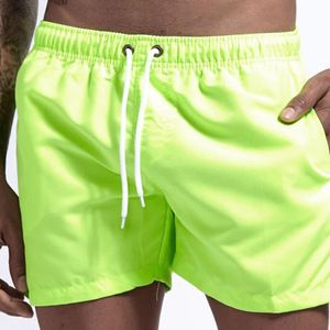 Shorts de plage pour hommes, été, <span class=keywords><strong>grande</strong></span> <span class=keywords><strong>taille</strong></span>, amples, séchage rapide, logo personnalisé, utilisables dans l'eau, avec doublure de maillot de bain - Product Image 2