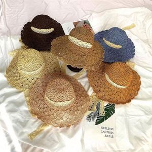 Wholesale <b>Cheap</b> Foldable <b>Bucket</b> Sun Hat Hand Woven Pineapple Pattern Paper Straw Hat for Women Lady Girl - Product Image 4
