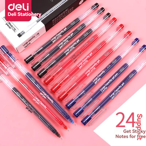 Deli ปากกาเจลเขียน A116 juneng สีดำ8 + แดง<span class=keywords><strong>2</strong></span> + น้ำเงินปากกาซิกเนเจอร์<span class=keywords><strong>2</strong></span>ปากกาสำหรับนักเรียนหลอดเข็มเต็ม0.5มม. แห้งเร็วคุณภาพสูง - Product Image 6