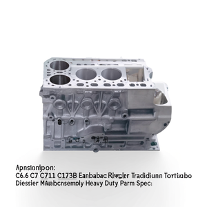 Bloc-cylindres moteur C6.6 C7 C7.1 C7.3B pour tracteur diesel de taille moyenne, ensemble de bloc-cylindres robuste pour usage agricole - Product Image 1
