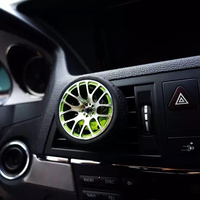 Clip désodorisant de voiture en métal purificateur de sortie de voiture diffuseur de parfum avec recharge bâtons d'huile essentielle cadeau pour les amateurs de voiture