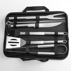 Ensemble d'outils de barbecue d'extérieur, ensemble combiné pour grillades, outils de grillade en acier inoxydable - Product Image 2