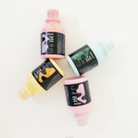 Bouteille en plastique professionnelle fluide de haute qualité 120ml Kit de peinture acrylique pour étudiants enfants