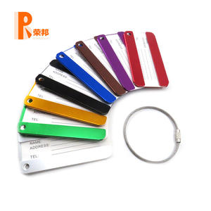 Etiqueta <span class=keywords><strong>de</strong></span> equipaje <span class=keywords><strong>de</strong></span> aleación <span class=keywords><strong>de</strong></span> aluminio con nombre y tarjeta <span class=keywords><strong>de</strong></span> identificación para un descubrimiento perfecto y rápido <span class=keywords><strong>de</strong></span> equipaje, maleta y <span class=keywords><strong>vuelos</strong></span> <span class=keywords><strong>de</strong></span> estilo bolsa - Product Image 1