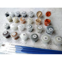Peinture à l'huile DIY pré-imprimée sur toile, peinte à la main, sur mesure, OEM/ODM, pour la décoration intérieure, paysage, vente en gros