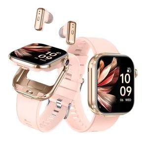 Audífonos T99 TWS <span class=keywords><strong>2</strong></span> en 1, Reloj Inteligente Deportivo, Llamadas Bluetooth, Reproductor de Música, Auriculares, Monitor de Actividad Física, Novedad 2025 - Product Image 1