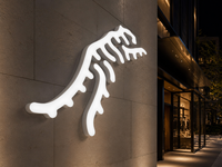 Enseigne LED rétroéclairée en acrylique 3D, étanche IP65, compatible Google Assistant, décoration publicitaire extérieure personnalisable