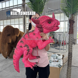 Marioneta de Mano de Dinosaurio Bebé Animatrónico Realista para Uso en Interiores/Exteriores en Parques de Aventuras y Centros Comerciales - Product Image 2