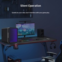 Lampu Terowongan 4L, Kulkas Mini Kompetisi Listrik, Lampu Atmosfer, Pendingin Semikonduktor Portabel Desktop, USB AC Schnitzer