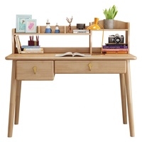 Meuble de maison, table de lecture et d'écriture en bois massif nordique, bureau d'angle en bois pour enfants, pour la chambre à coucher