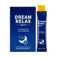 Bâtonnets de gelée OEM Dream Relax - Avec GABA et extrait de camomille pour favoriser le sommeil, sans médicaments et sans gluten, 30 bâtonnets, marque privée