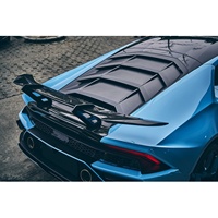 Aileron en carbone sec EVO de haute qualité adapté à la Lamborghini Huracan EVO, spoiler en fibre de carbone