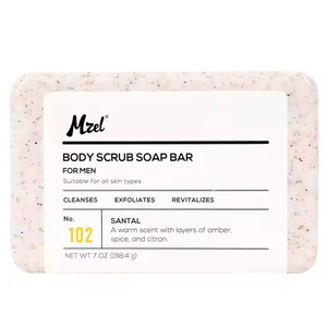 <span class=keywords><strong>Mzel</strong></span> barre de savon exfoliant pour le corps des meilleurs hommes naturels de vente en gros 7 oz - Product Image 1