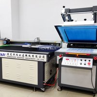 Máquina de serigrafía con estructura de brazo oblicuo con sistema de curado UV para PVC/PCB/hoja de metal/película de papel