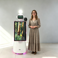 Cabine photo IA robotisée pour événements, cabine vidéo IA contrôlée par application, cabine photo et vidéo 360° avec impression pour fêtes et événements, en flight case