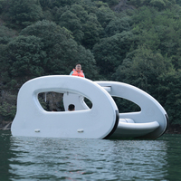 Bateaux pneumatiques électriques de luxe Énergie solaire écologique Catamaran ponton écologique Bateau-maison fabriqué solaire de luxe