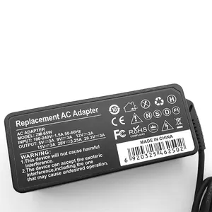 Nhà sản xuất bán buôn 65W 20V 3.25A USB AC Adapter Loại C sạc cho máy tính xách tay Lenovo